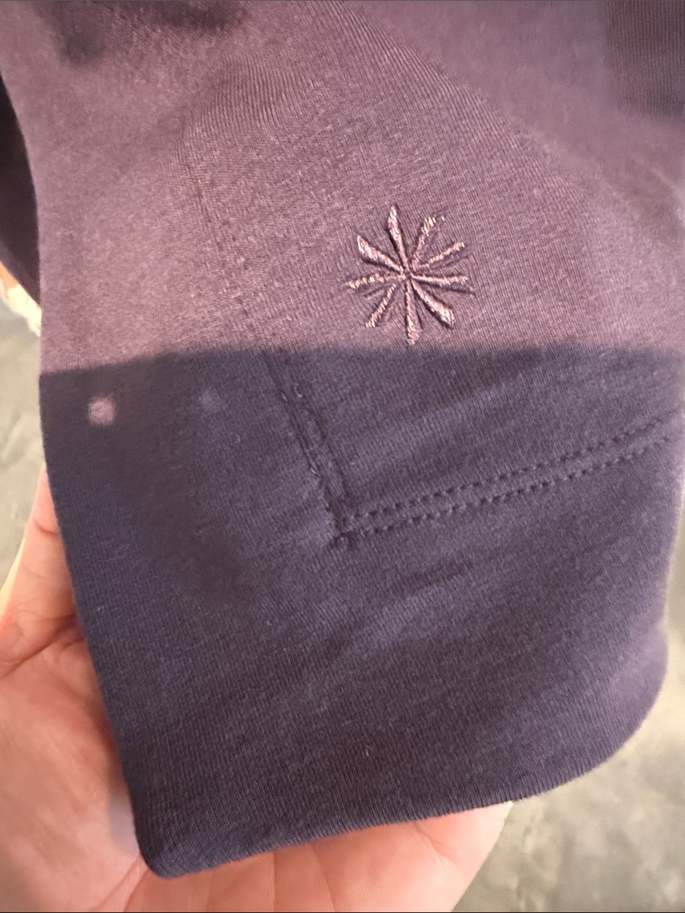 Athleta Plum Raglan Crewneck Pullover - Picture 4 of 4